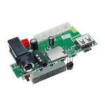 Electronic Spices 5V Wireless HI-FI USB/FM / 5 watt + 5 watt Audio Amplifier Bluetooth Circuit Module with Display