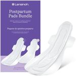 Lansinoh Postpartum Pads Bundle, 40 Count, Extra Absorbent Pads with Wings, Includes 2 Sizes for Extra Protection, Postpartum Essentials