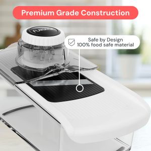 Fullstar 6-in-1 Mandoline Slicer – Adjustable Vegetable Cutter