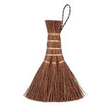 Little Broom, Manual Straw Braided Broom Floor Cleaning Sweeping Broom Household Small Broom No Static Electricity Soft Furniture Cleaning Hair Sweeping Broom, 5.9inch