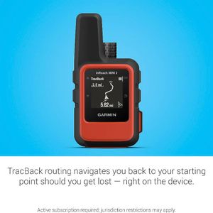Garmin inReach Mini 2 Satellite Communicator – Lightweight Handheld, Orange