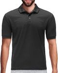 Mens Black Drifit Polo Shirt XXXL