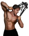 (New) GD Muscle Pump Power Twister Arm Exerciser & Chest Expander Upper Body Strengthener, Chest Workout for Men, Workout Equipment Shoulder Muscle Training Fitness Equipment (22-100 lbs)