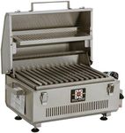 Solaire SOL-IR17BWR Anywhere Portable Infrared Warming Rack Gas Grill, Stainless Steel