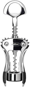 Zyliss Stainless Corkscrew & Bottle Opener - Wine Corkscrew & Beer Bottle Opener with Rubber Handles - Dishwasher-Safe Kitchen Tool & Gadget