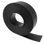 Rubber Strip Neoprene Rubber Sheet Solid Neoprene Rubber Strips Rubber Roll for Sealing Covering Vibration Protection Gasket DIY (25mm×1.5mm×3m)