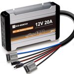 ECO-WORTHY 12V 20A DC-DC Charger with MPPT Controller,One-board Battery Charger with Anderson Connector for Gel, AGM,SLA,Lithium Battery,in RV,Car,Boat, Campervan,Yacht