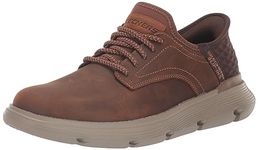 Skechers Men's Hands-Free Slip-ins Garza GERVIN Sneaker, Brown, 11 UK