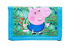 George Pig Children's Green Tri-Fold Wallet