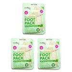 Derma V10 Foot Pack - Pack of 3 (Tea Tree & Peppermint)