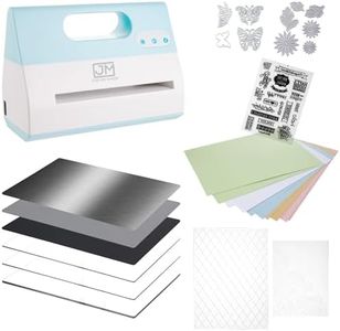 Joelver Maker Portable Automatic A4 Die Cutting & Embossing Machine for Arts & Crafts, Scrapbooking & Cardmaking,9” Opening（110v with US Plug）