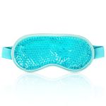 ACWOO Cooling Eye Mask, Cooling Eye Mask for Puffy Eyes, Reusable Hot Cold Therapy Eye Mask for Migraine Relief, Headache, Dark Circles, Dry Eyes, Swollen Eyes, Sinus Pain