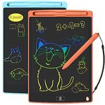 2 Pack LCD Writing Tablet Kids - 8.5 Inch Doodle Pad Travel Toy, Portable Drawing Tablet, Etch Sketch Doodle Board, Erasable Drawing Pad, Learning Toy Easter Gift for 3-7 Years Old Girl Boy Toddler