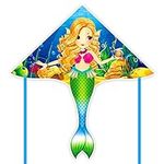 Mermaid Kite for Girls & Kids, Easi
