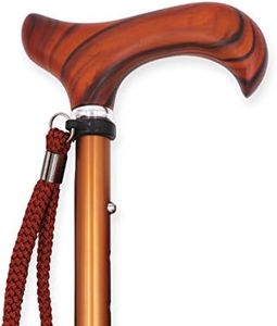 KMINA Pro - Canne de Marche en Bois, Canne de Marche Luxe Femme, Canne de Marche Homme Solide, Canne de Marche Telescopique, Canne en Bois pour Marcher, Canne pour Marcher Aluminium