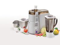 Sujata Powermatic Maxima 900 Watts All-In-One Juicer Mixer Grinder | 22000 Rotations Per Min | 90 Minutes Continuous Running | 3 Versatile Jars 1750 ml, 1000 ml and 400 ml