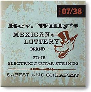 Dunlop RWN0738 Reverend Willy Electric Guitar Strings - Extra Light