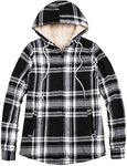 Plaid Jackets for Women Sherpa Flee