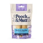 Pooch & Mutt - Digestive Support Collagen Chew Treat, Beef Collagen Dog Chews for Healthy Digestion, 110g (2 chews)