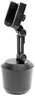 WeatherTech CupFone with Extension – Adjustable, Universal Cup Holder Cell Phone Mount Car & Truck Accessory – Best Design for iPhone & Smartphone Charging – Black Plastic Knobs
