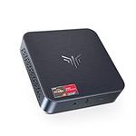 NiPoGi Mini PC AMD Ryzen 7 5700U (up to 4.6GHz, 8C/16T), 32GB RAM 512GB SSD Mini Desktop Computer for Office,HTPC,Business, Wifi 6/Bluetooth 5.2/DP+HDMI/USB-C