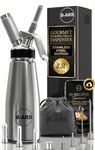 B-ARS Whipped Cream Dispenser-Professional Dispenser-Whip Cream Dispenser -Whipping Siphon-Whipped Cream Maker-Stainless Steel Whipped Cream Dispenser 500 ml.