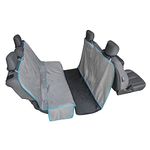 Kurgo Coast to Coast Heather Full Backseat Car Hammock for Dogs, Water-Repellent Protective Cover, Waterproof, Width 140 cm, Grey