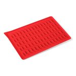 Talisman Designs Silicone Oven-Safe Bacon Mat | Family Friendly Kitchen Tools | 11x16 inches | Red | Roasting Mat for Meat and Produce