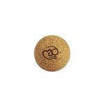 Fitness Mad Cork Massage Ball for Trigger Point Therapy, Deep Tissue & Myofascial Release, 7cm Ball, Natural, Skin Friendly Material