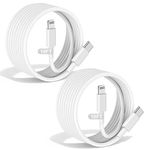 [Apple MFi Certified Charger] USB C to Lightning Cable 10 ft (2 Pack), Long USBC Fast Charging Cord 10 Feet for iPhone 14 13 12 11 X XR XS SE 8 7 6 (Plus, Pro, Pro Max, Mini), iPad 10ft Phone Cable