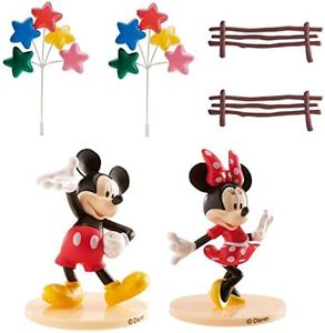dekora Kit de Decoración Torta Mickey y Minnie, Multicolor, Talla Única