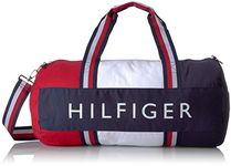 Tommy Hilfiger Women's Duffle Bag Patriot Colorblock Duffel, Navy/Red/White, One Size