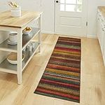 MOHAWK Home Area Rug, Nylon Rubber, Multi, 2'x8'