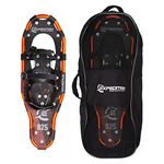 Explorer Plus Lightweight Aluminum Frame Snowshoes with Dual Ratchet Bindings, Nylon Heel Strap & XPE Ever-Flex Decking, Includes Waterproof Carry Bag, 19", Up to 120 lbs