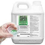 Elixir Gardens 360 g/l Glyphosate Commercial Industrial Strength Weed Killer | Treats up to 3332 sq.m | Concentrated Herbicide/Weedkiller | 2 x 1 Litre Bottle + Measuring Cup & Gloves