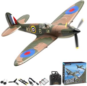VolantexRC Spitfire RC Plane – Green Remote Control Aircraft