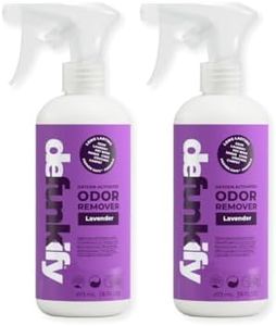 Defunkify Odor Remover Spray | Good as Linen Spray, Shoe Deodorizer, Pet Odor Eliminator | with Ionic Silver & Pure Essential Oil Scent | 32 fl oz (2-Pack of 16 fl oz bottles) (Lavender)