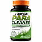 Flowzuk Paracleanse – Herbal Gut Support with Wormwood, Clove & Black Walnut – 60 Capsules