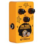 STRICH Fuzz Guitar Pedal, Stylish Fuzz Guitar Pedal, Classic Mini Fuzz Pedal for Electric Guitar, True Bypass, Orange