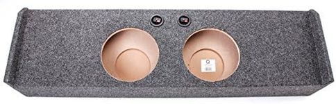Q Power FORD10 2009DF Dual 10-Inch Custom Fit Speaker Box for Ford F150 Xcab/Super Crew Truck 2009-2014