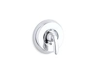 KOHLER TS15621-4-CP R Coralais Rite-Temp Valve Trim with Lever Handle, H 6.5" x W 6.5" x 2.88&Quot, Polished Chrome