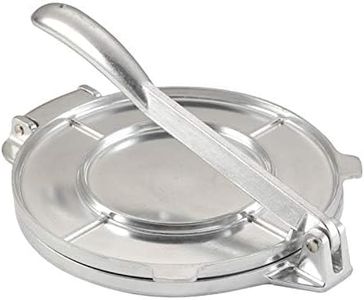 SUNNYNEST 8-Inch Tortilla Press – Food-Grade Aluminum Dough Press for Homemade Flour Tortillas, Pie Crusts & Flatbreads – Easy-to-Use Kitchen Tool