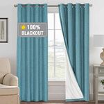 Smarcute 100% Blackout Curtains for