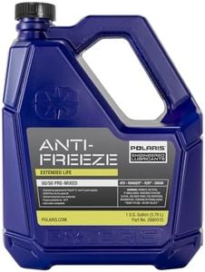 Polaris Antifreeze Coolant 50/50 Premix Extended Life for Snowmobile Off Road Aluminum Cooling Systems, Compatible With 2 & 4 Stroke Engine, Boil Over & Freeze Protection, 1 Gallon, Qty 1-2880514