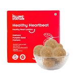 THE FILLING STATION Healthy Heart Ladoo | Makhana, Pumpkin Seed, Cashew, Olive Oil | No Added Sugar | 30% MUFA+PUFA | Sweetened with Palm Jaggery_9 Ladoos_250 GM