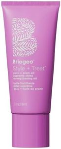 Briogeo Style + Treat Yuzu + Plum Supreme Shine Strengthening Oil – Silicone-Free Styling Oil for Shine, Moisture, and Strength – Curly & Coily Hair – Clean, Vegan Hair Oil – 3 fl oz