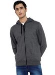 Alan Jones Clothing Men's Full Sleeves Cotton Hoodies Sweatshirt (Dark Grey_XL)