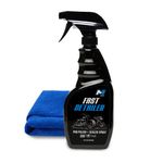 M1 MOTO Fast Detailer Motorcycle Cleaner, Pro Polish Plus Sealer Spray, All-in-One Every Surface Motorcycle Cleaning Kit with Microfiber Cloth, Quick Detailer, 16 FL OZ, M1MOTOFD