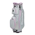 TaylorMade Pro Gray Purple Cart Golf Bag