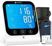 Bluetooth Blood Pressure Monitors for Home Use, Machine by Etekcity, FSA HSA Approved Products, Adjustable Cuff Large Upper Arm Friendly, Smart Unlimited Memories in App, Dual Power Sources